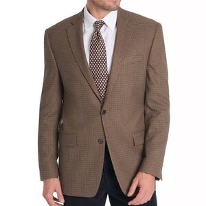 Lauren Ralph Lauren wool blend 42L men’s classic fit sport coat houndstooth